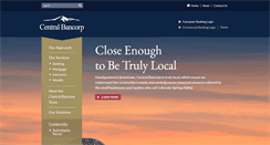 Desktop Screenshot of centralbancorp.com